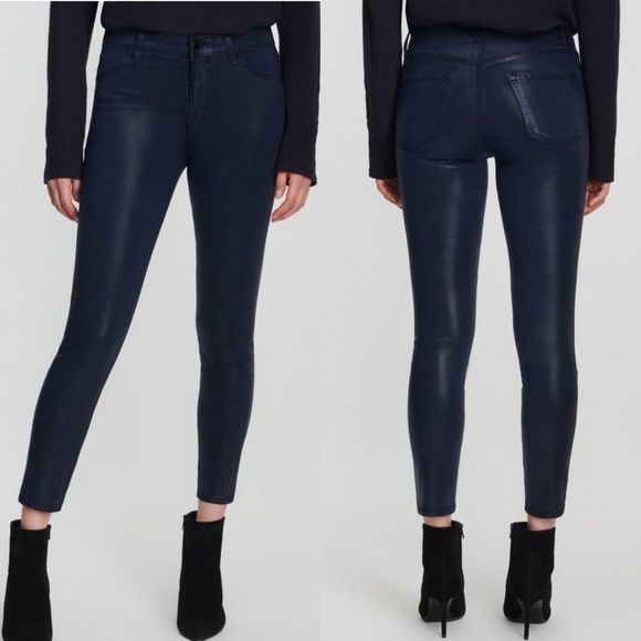 J BRAND ALANA HIGH RISE coated jeans - Picture 1 of 16